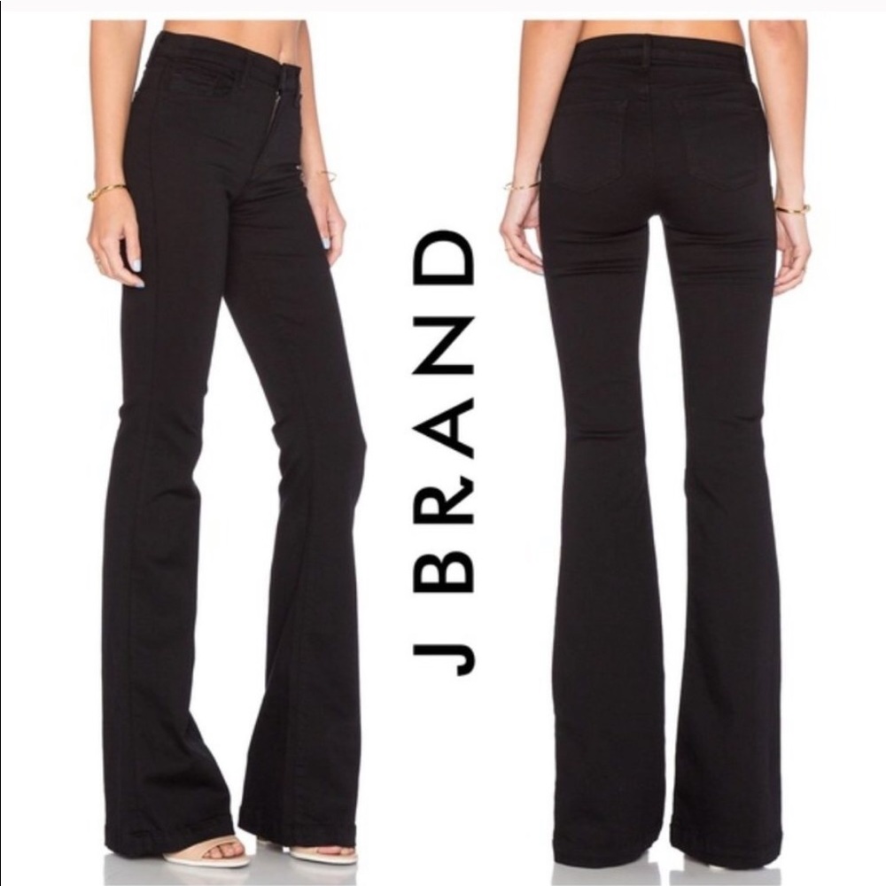 J brand Maria Flare Seriously Black Size 29 NWT